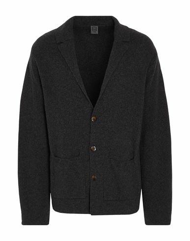 8 By Yoox Wool Blend Plain Knit Regular Fit Blazer Man Blazer Steel grey Lyocell, Recycled wool, Recycled polyamide, Recycled cashmere Cover