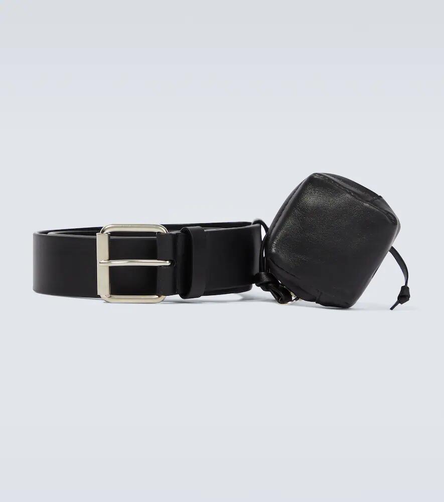 Dries Van Noten Leather belt and bag Cover