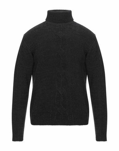 Yes Zee By Essenza Man Turtleneck Black Acrylic, Wool Cover