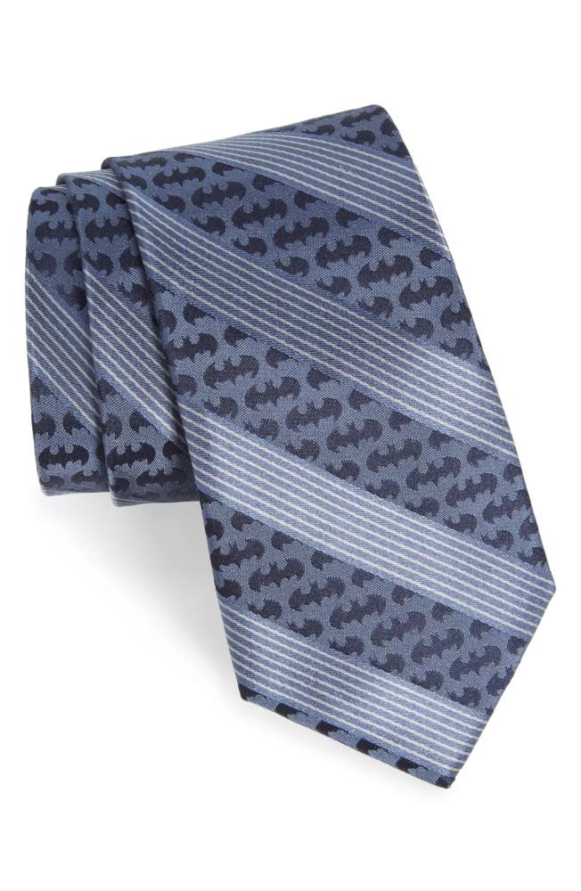 Cufflinks, Inc. 'Batman' Stripe Silk Tie in Blue Cover