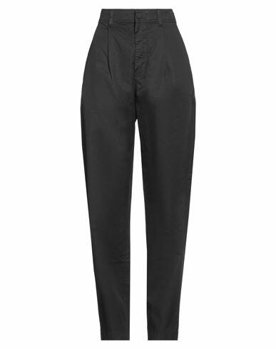 Department 5 Woman Pants Black Cotton, Linen, Elastane Cover