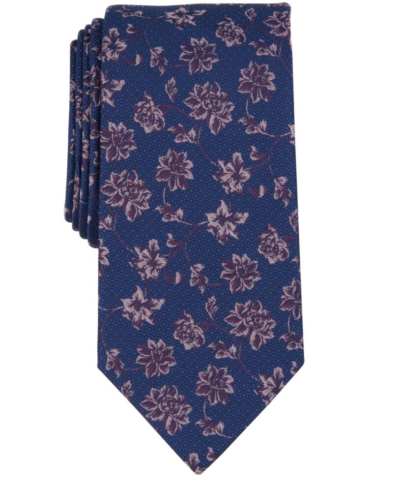 Michael Kors Men's Gegan Floral-Print Tie - Rose Cover