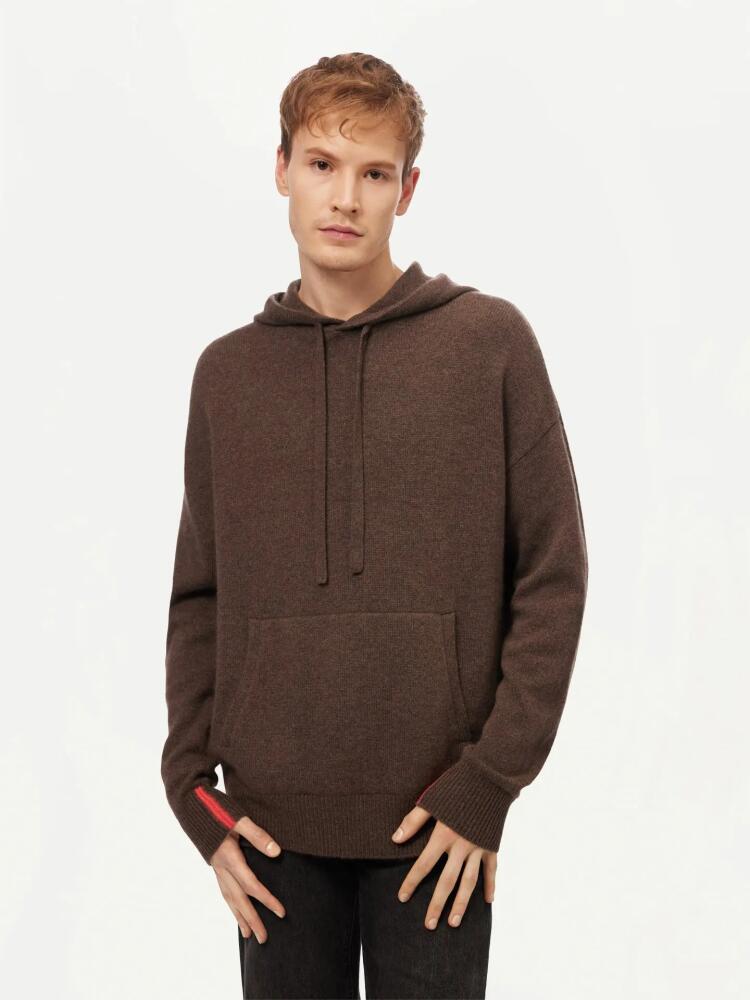 Gobi Cashmere Men's Cashmere Pullover in Cocoa Cover