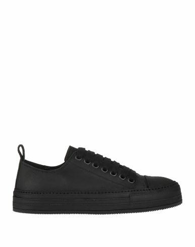 Ann Demeulemeester Woman Sneakers Black Leather Cover