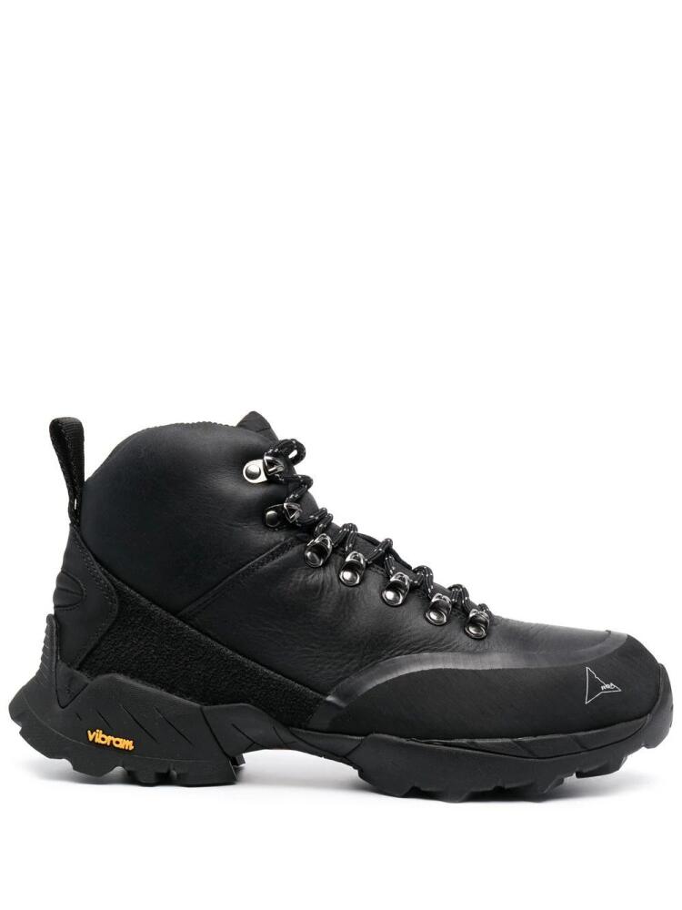 ROA lace-up leather boots - Black Cover