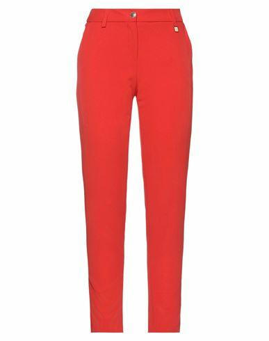 Fly Girl Woman Pants Red Polyester, Elastane Cover