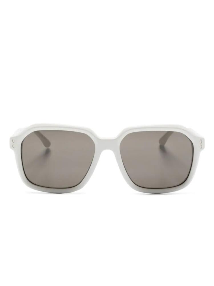 Isabel Marant Eyewear Lily square-frame sunglasses - White Cover