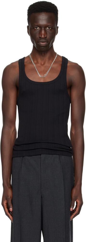 LGN Louis Gabriel Nouchi Black Ribbed Tank Top Cover