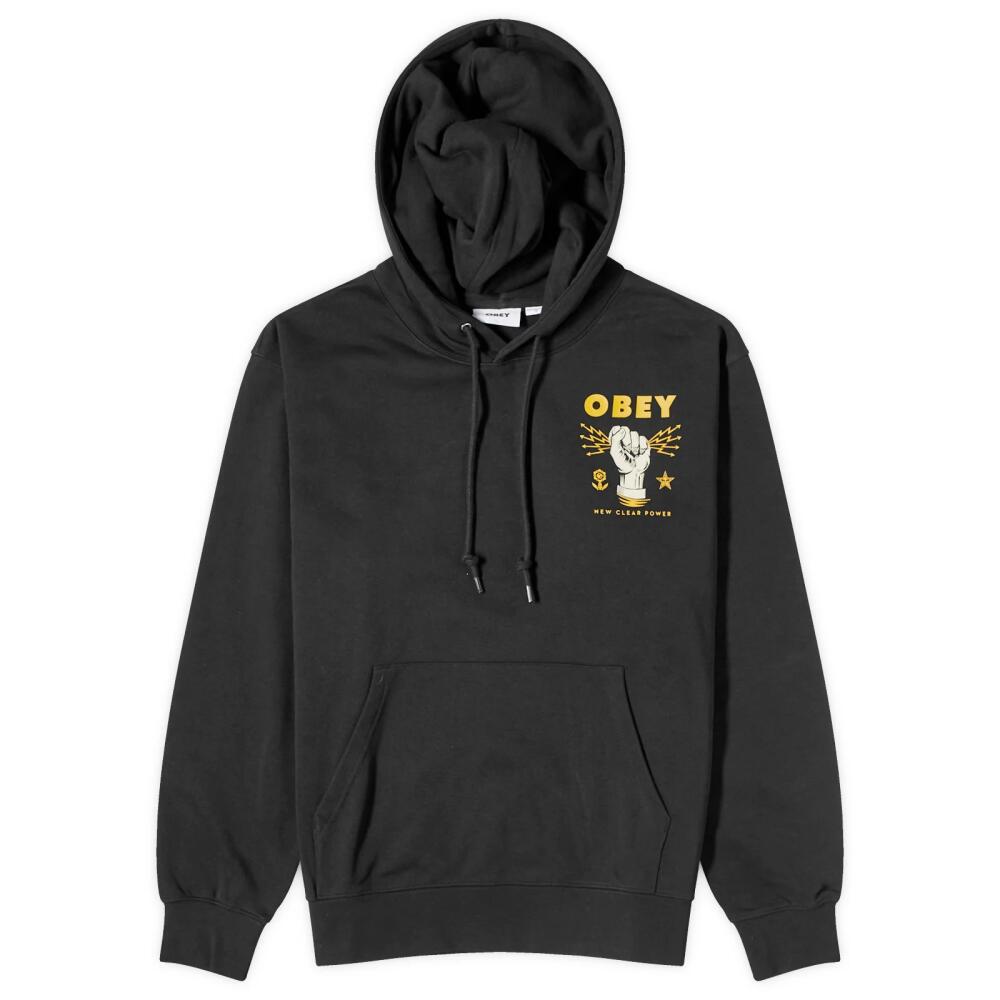 Obey Men's New Clear Power Hoodie in Black Cover