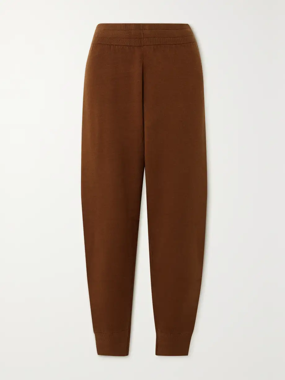 Varley - Kent Knitted Tapered Sweatpants - Brown Cover