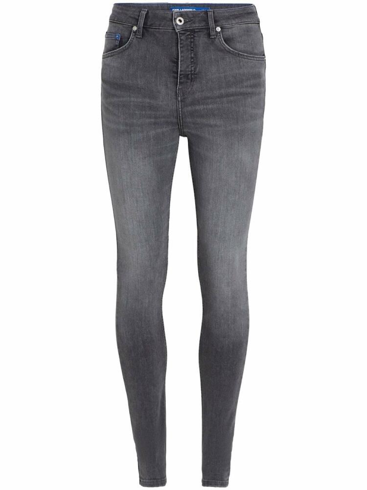 Karl Lagerfeld Jeans high-rise skinny jeans - Black Cover