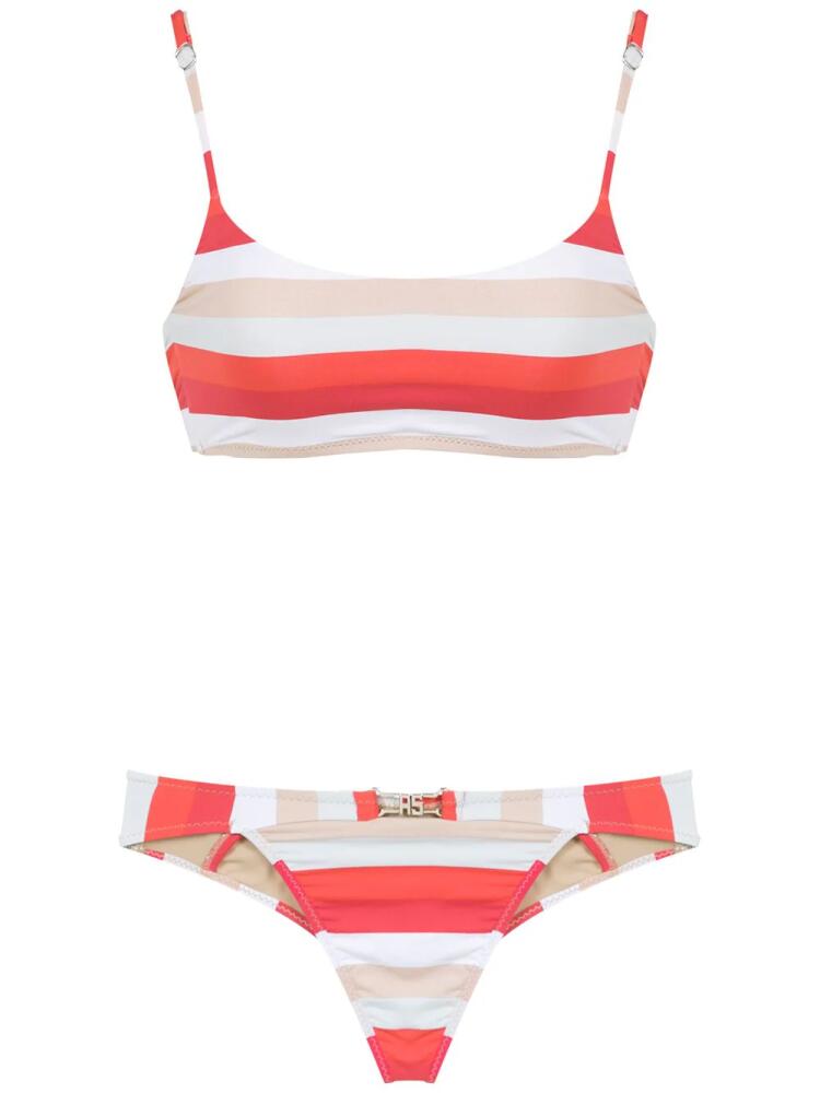 Amir Slama striped bikini set - Red Cover