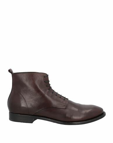 Buttero Man Ankle boots Dark brown Leather Cover