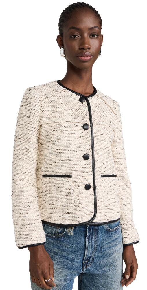 rag & bone Mirabelle Italian Tweed Jacket Ivory Cover