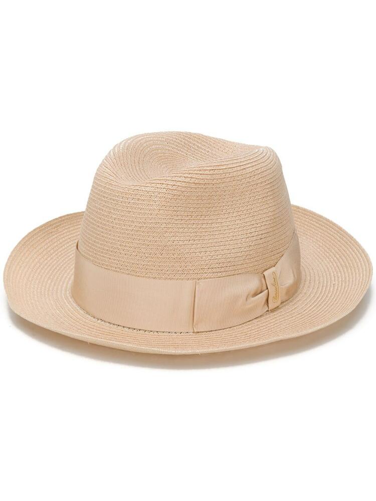 Borsalino woven hemp sun hat - Neutrals Cover