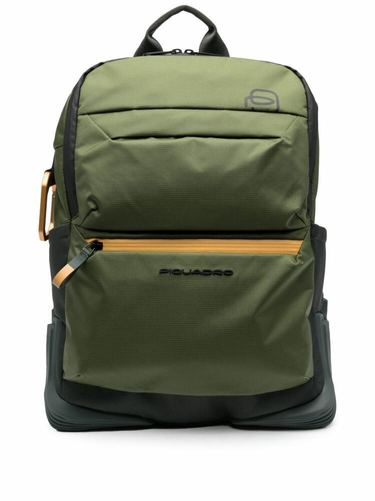 PIQUADRO Corner 14" backpack - Green Cover