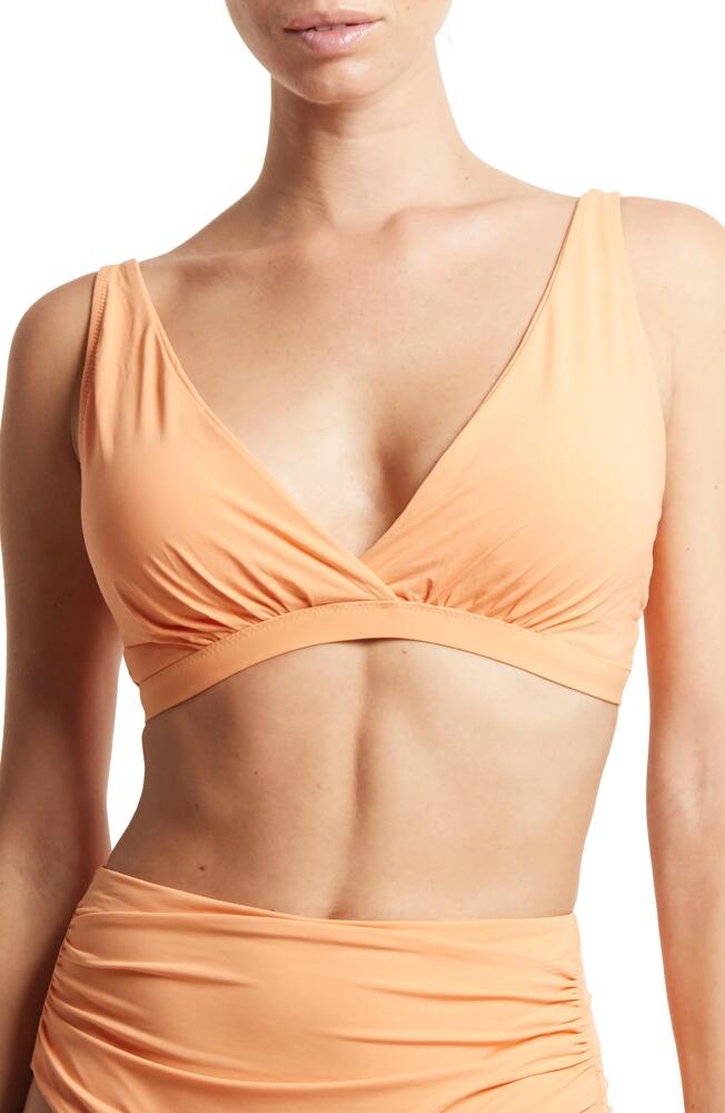 Hanky Panky Wrap Front Bikini Top in Florence Orange Cover