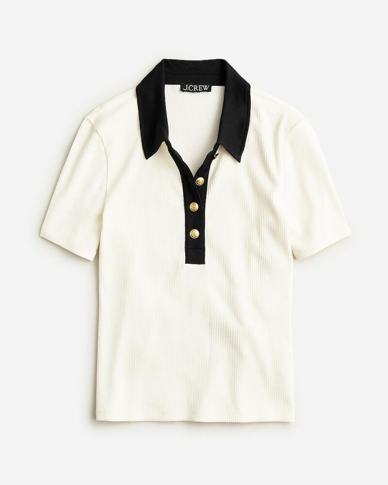 J.Crew Vintage rib polo T-shirt Cover