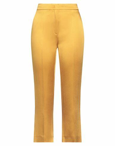 Rochas Woman Pants Ocher Acetate, Viscose Cover