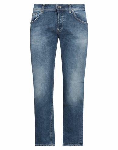 Dondup Man Jeans Blue Cotton, Elastane Cover