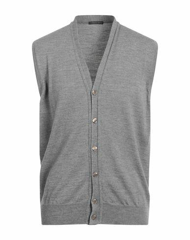 Thomas Reed Man Cardigan Grey Merino Wool Cover