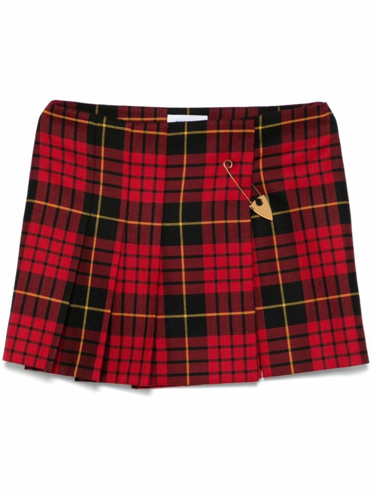 Alexander McQueen tartan-check mini skirt - Red Cover