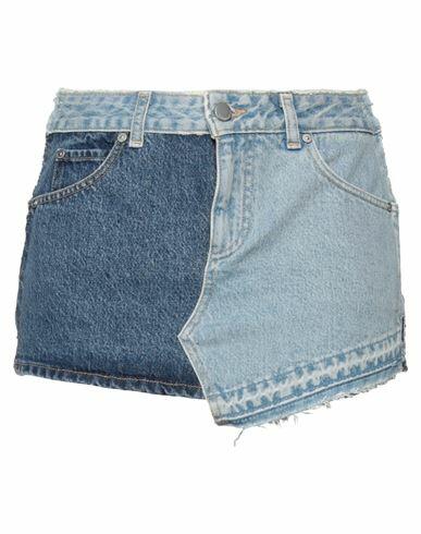 Red Valentino Woman Denim shorts Blue Cotton Cover