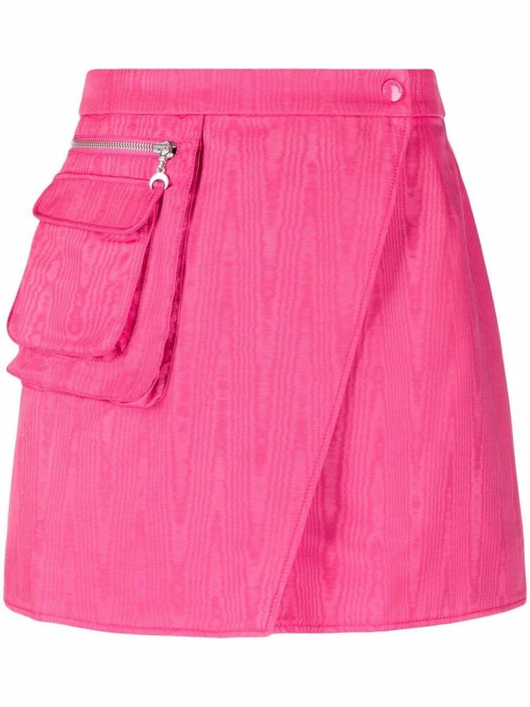 Marine Serre Cycling Moire-effect skirt - Pink Cover