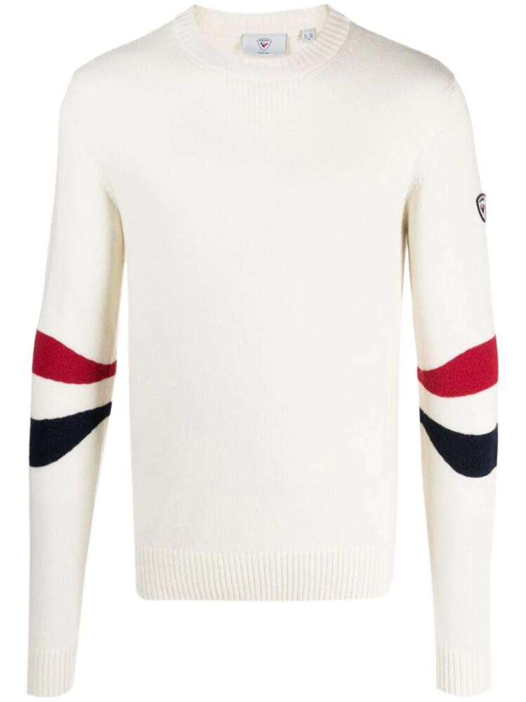 Rossignol Signature logo-embroidered sweater - White Cover