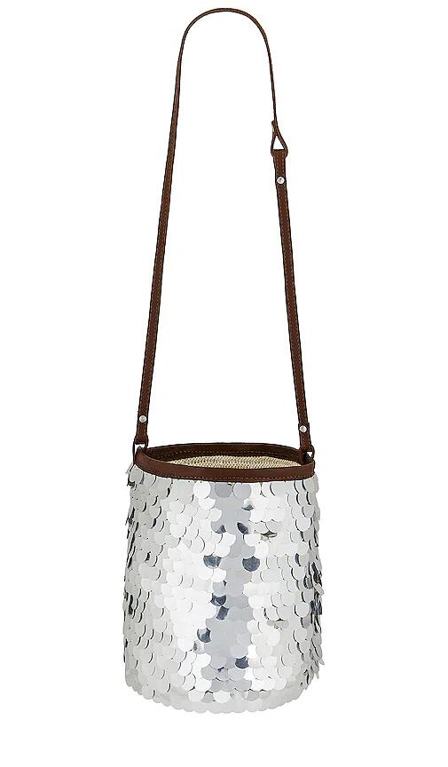 SENSI STUDIO Viajero Sequin Bag in Brown Cover