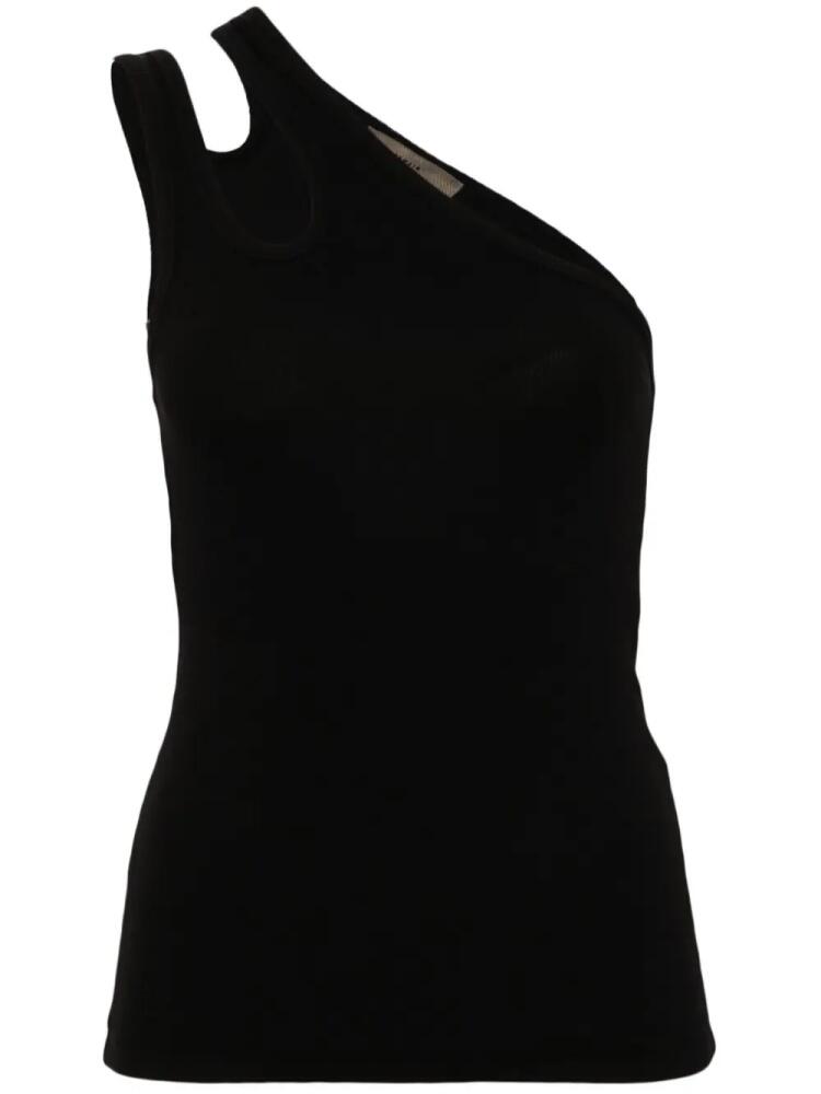 REMAIN asymmetric tank top - Black Cover