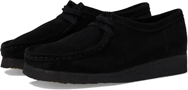 Clarks Wallabee (Black Suede 2) Women's Lace up casual Shoes Cover