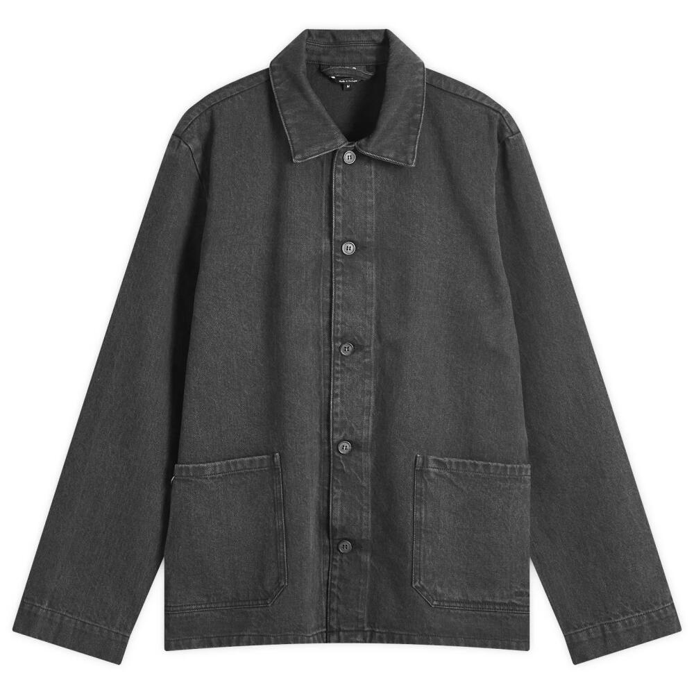 A.P.C. Men's Kerlouan Denim Jacket in Washed Black Cover