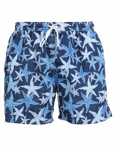 Fedeli Man Swim trunks Blue Recycled polyester Cover