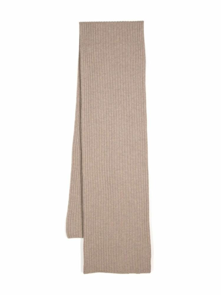 N.Peal chunky ribbed scarf - Neutrals Cover