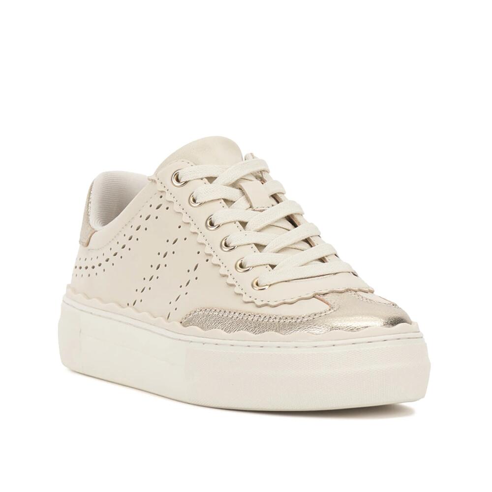 Vince Camuto Jenlie Sneaker | Women's | Cream/Gold Cover