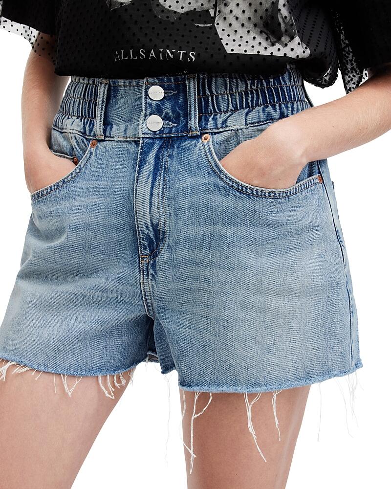 Allsaints Hailey Raw Edge Denim Shorts Cover