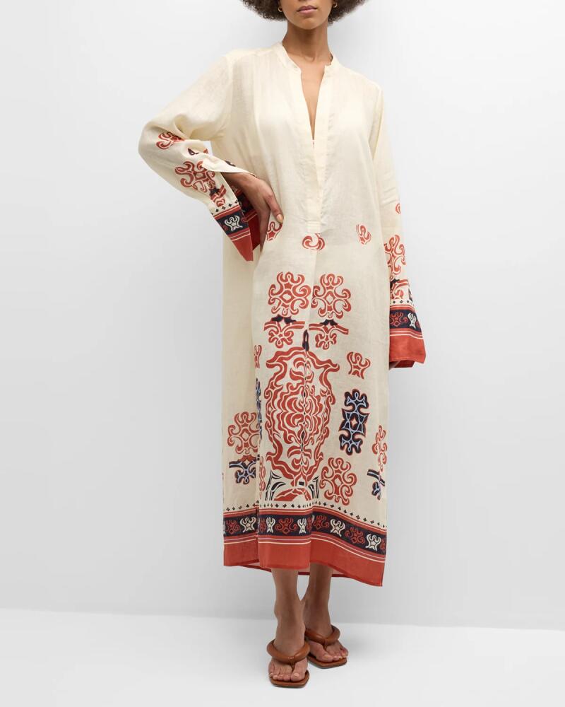 A.L.C. Kacey Kaftan-Style Maxi Dress Cover