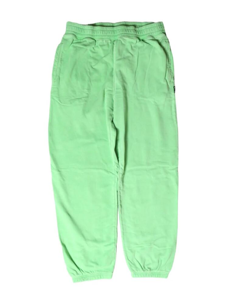 Stüssy logo-appliqué drawstring track pants - Green Cover