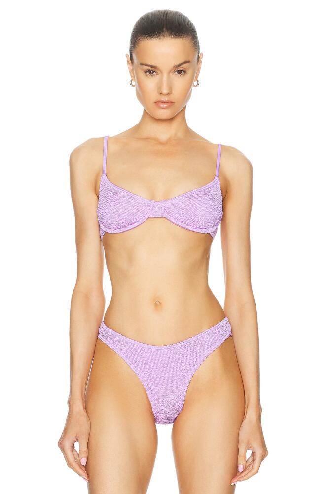 Bond Eye Gracie Balconette Bikini Top in Lavender Cover