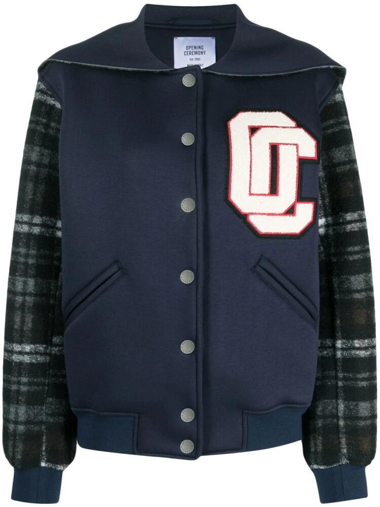 Opening Ceremony Tarot varsity jacket - Blue Cover