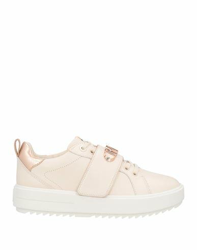 Michael Michael Kors Woman Sneakers Blush Bovine leather, Cotton, Rubber Cover