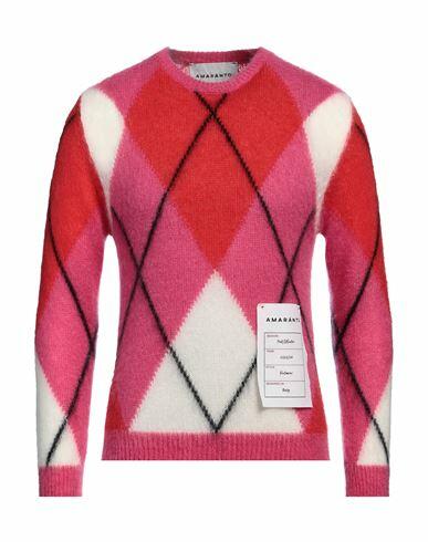 Amaranto Man Sweater Fuchsia Mohair wool, Polyamide, Wool Cover