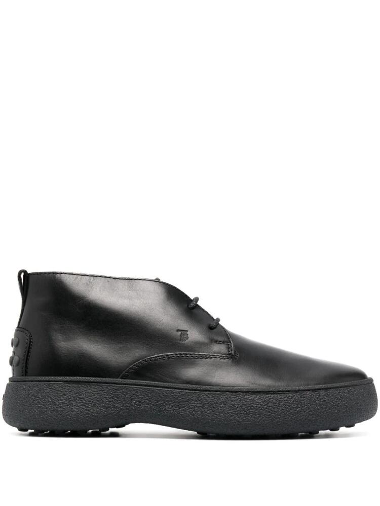 Tod's W. G. Desert leather boots - Black Cover