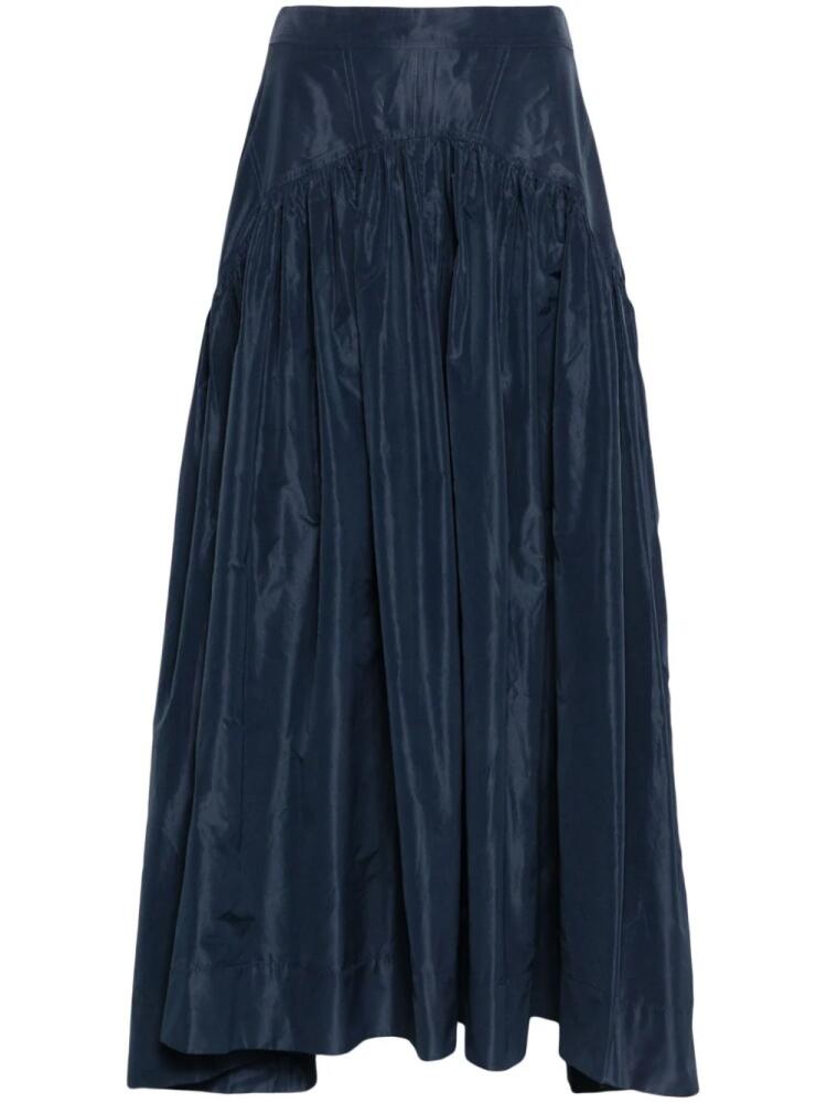 Maje A-line midi skirt - Blue Cover