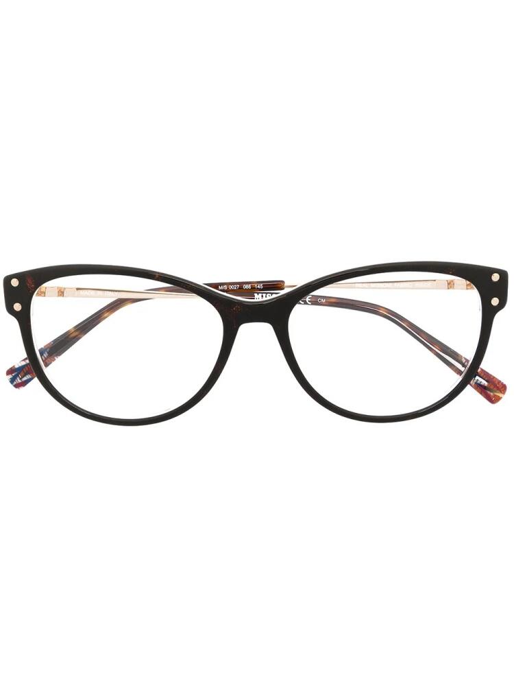 MISSONI EYEWEAR cat-eye frame glasses - Brown Cover