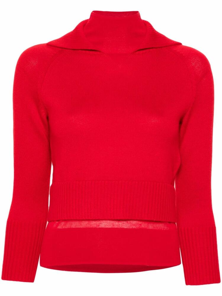 Victoria Beckham roll-neck layered jumper Cover