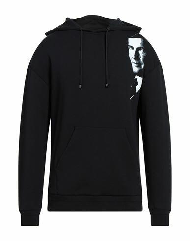 Limitato Man Sweatshirt Black Cotton, Elastane Cover