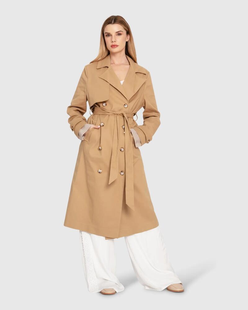 Belle & Bloom Empirical Trench Coat in Brown Cover