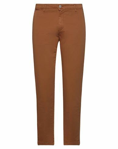 Rar Man Pants Brown Cotton, Elastane Cover